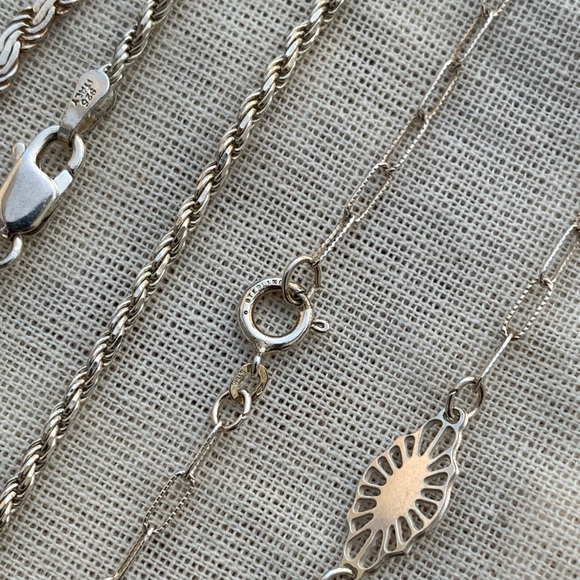 ✨ Stunning 925 Sterling Silver Bracelet Set (Made in Italy) (Like New) - Picture 5 of 10